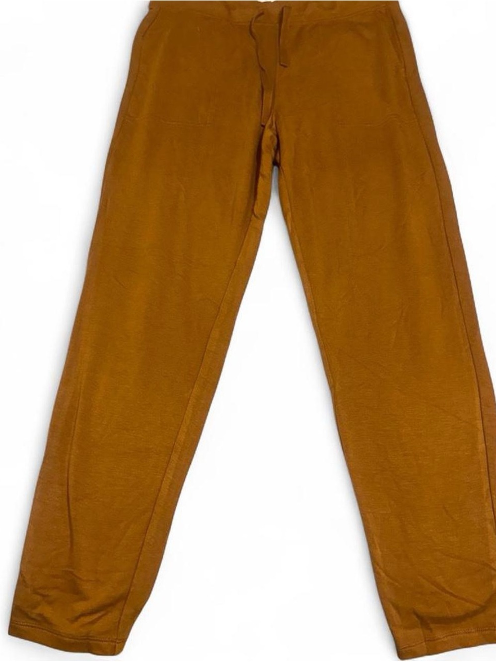 Lou & Grey Womens Mustard Brown Straight Leg Pants Casual Workwear Trousers 4